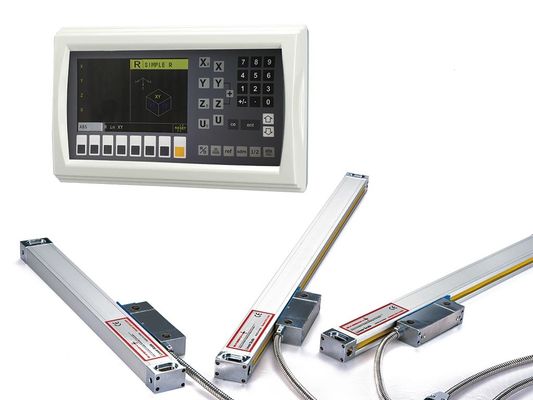 Bridgeport Değirmen Freze Makinesi için Alüminyum Kabuk LCD 3 Eksen Dro
